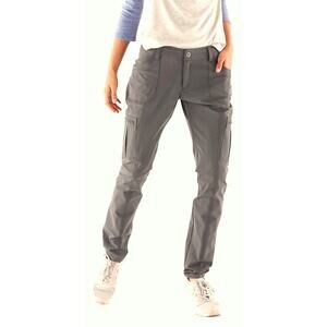 Kuhl Horizn Skinny Pants Womens 2 Ripstop Cargo Climbing Hiking Gorpcore Gray